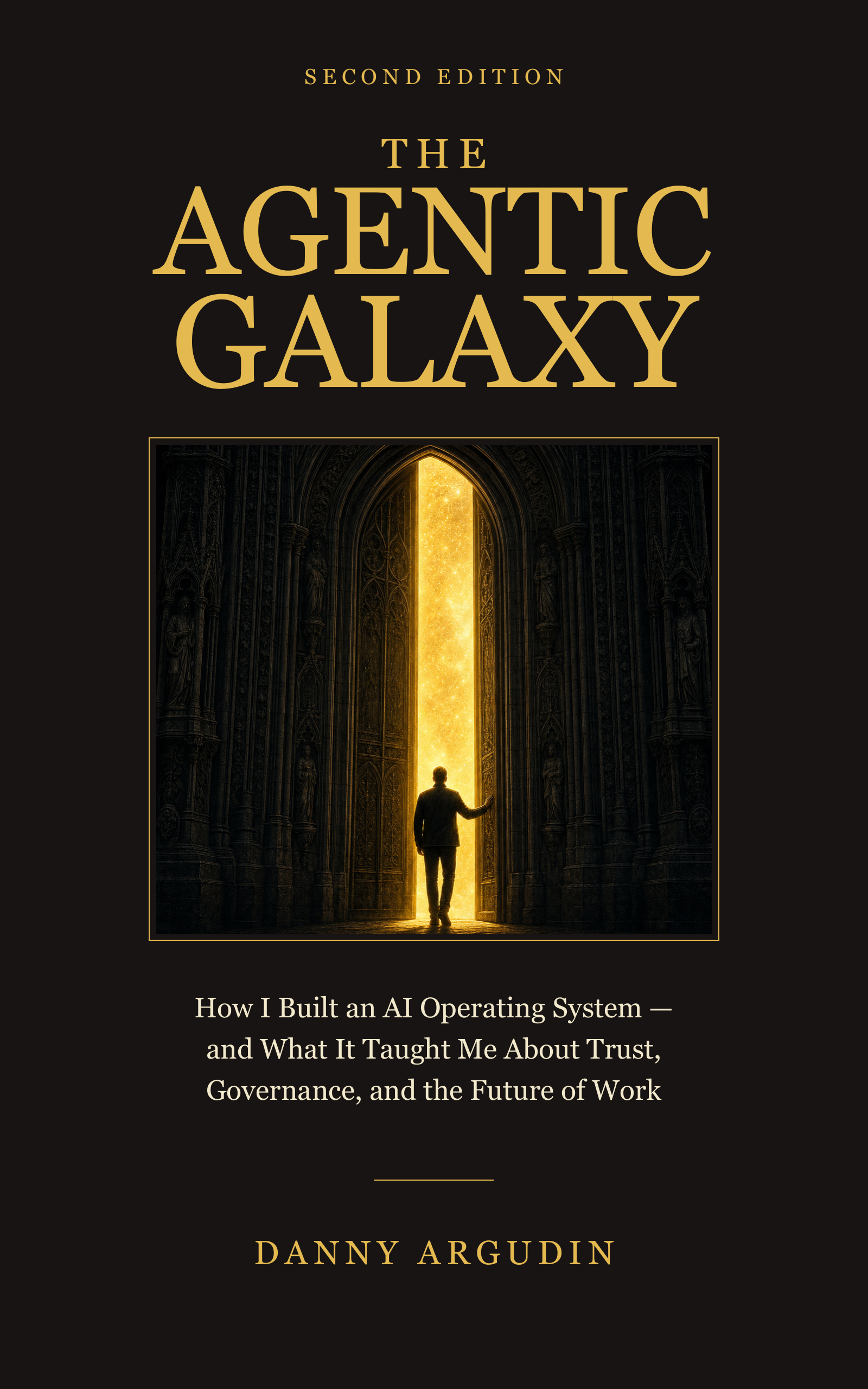 The Agentic Galaxy by Danny Argudin, English Second Edition, book cover.